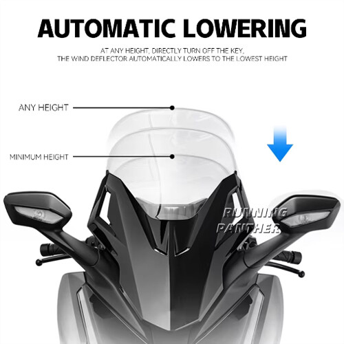 Automatic Memory Lifting Lower Windscreen Line Wire Harness For Honda NSS350