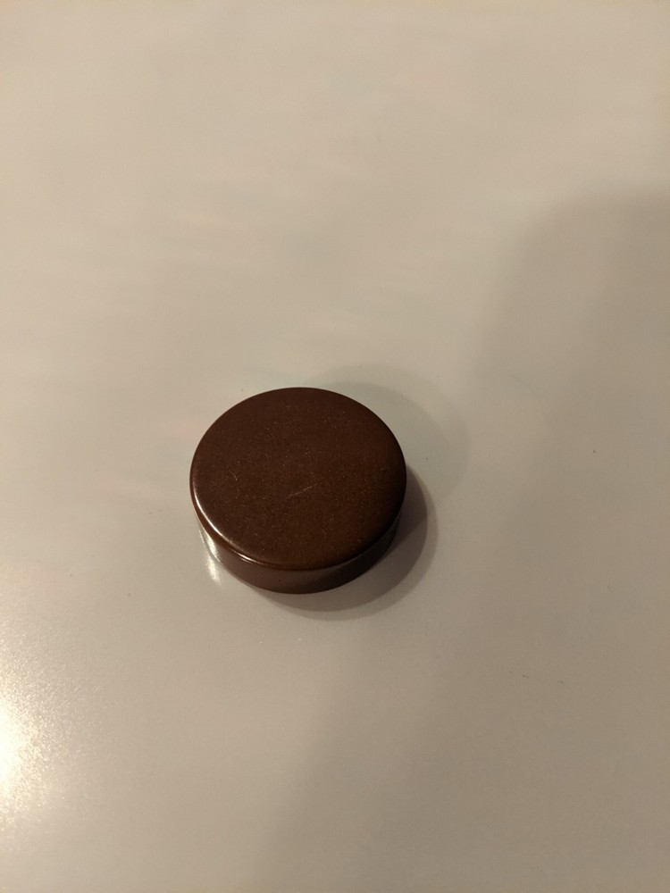 Vintage Backgammon Checker Chip Piece Brown (Only 1 Piece)