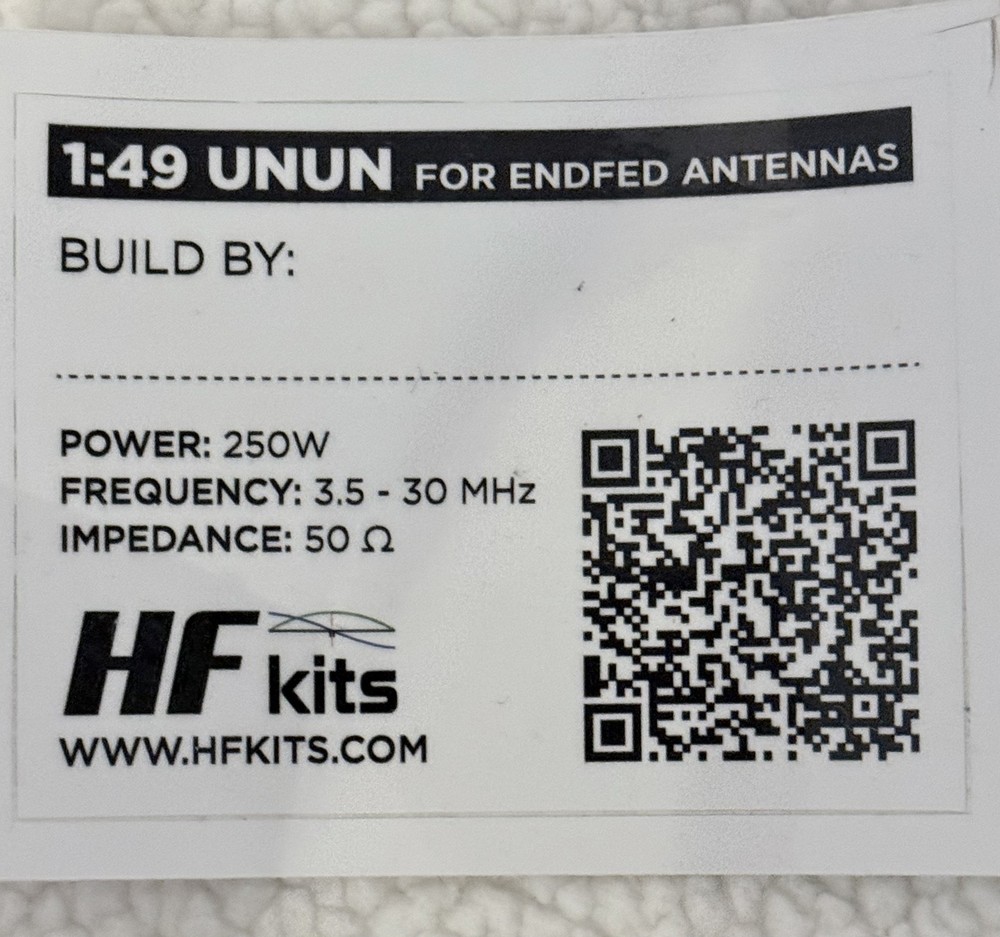 HF KITS 1:49 UNUN Antenna Kit