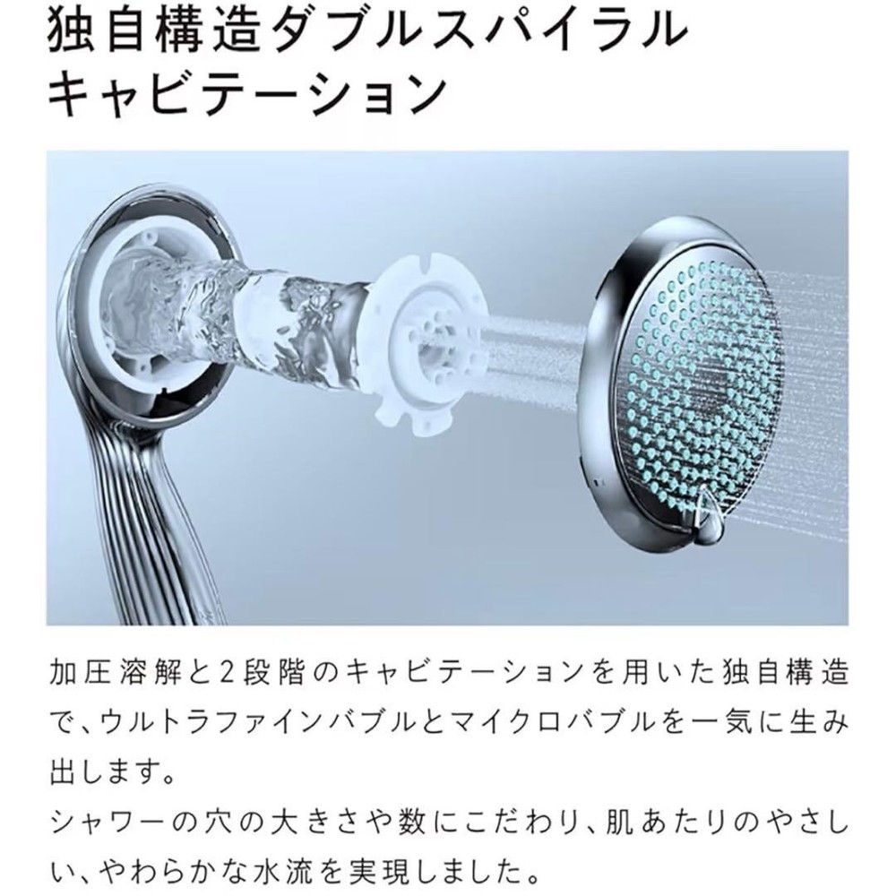 ReFa FINE BUBBLE ONE Shower Head Water Saving, Used