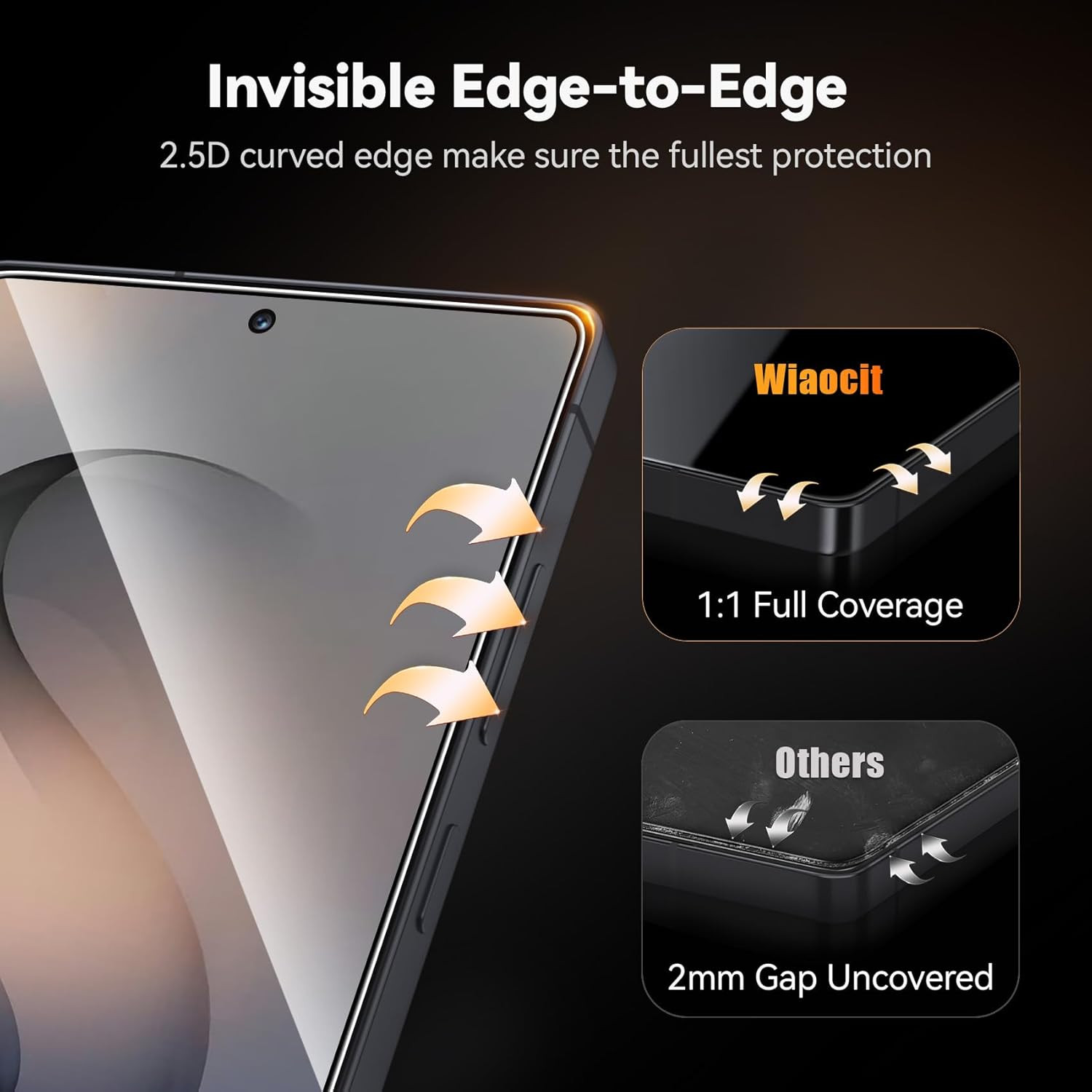 3 Pack Tempered Glass Screen Protector for Samsung Galaxy S26 Ultra with 3 Pack