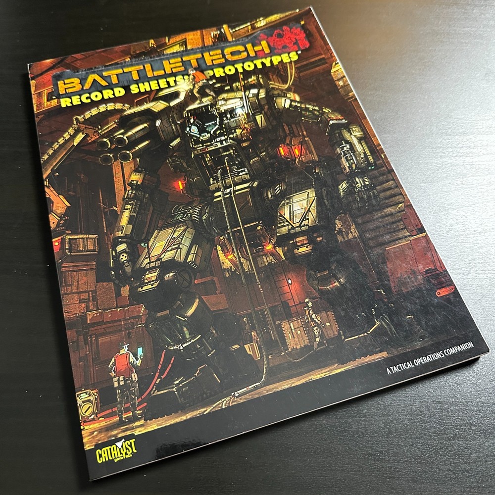BattleTech 35170: Record Sheets Prototypes Sourcebook OOP Catalyst