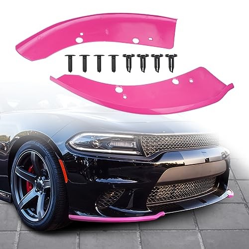 Front Bumper Lip Splitter Protector Compatible with Dodge Charger SRT