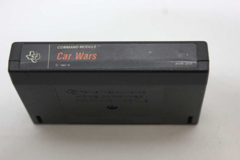 Texas Instrument TI-99/4A Command Module CAR WARS 1981 Tested working