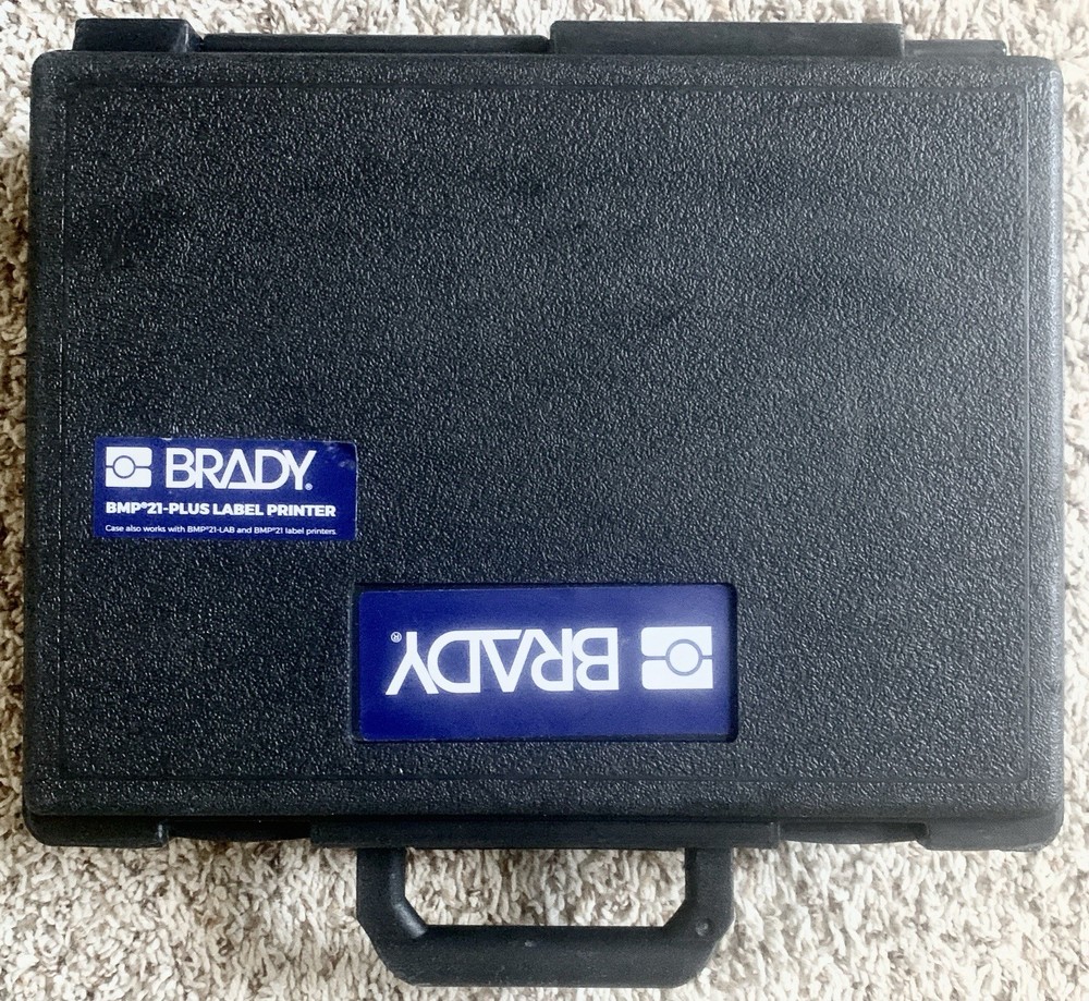 Brady BMP21-PLUS Handheld Label Printer (Used 1 Time Only - See Description)