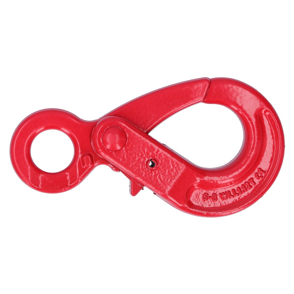 Slip Hook Safty Lock Self Locking Eye Type Safety Lifting Hooks Working Tension