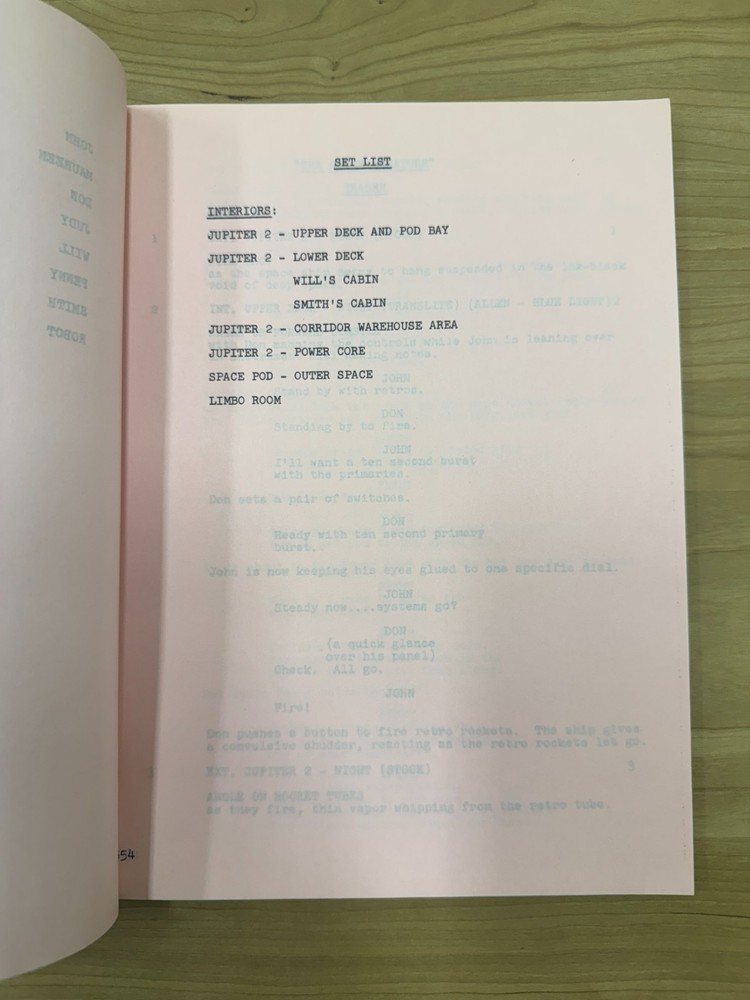 Lost in Space "The Space Creature" Original Sci Fi TV Show Script - Irwin Allen