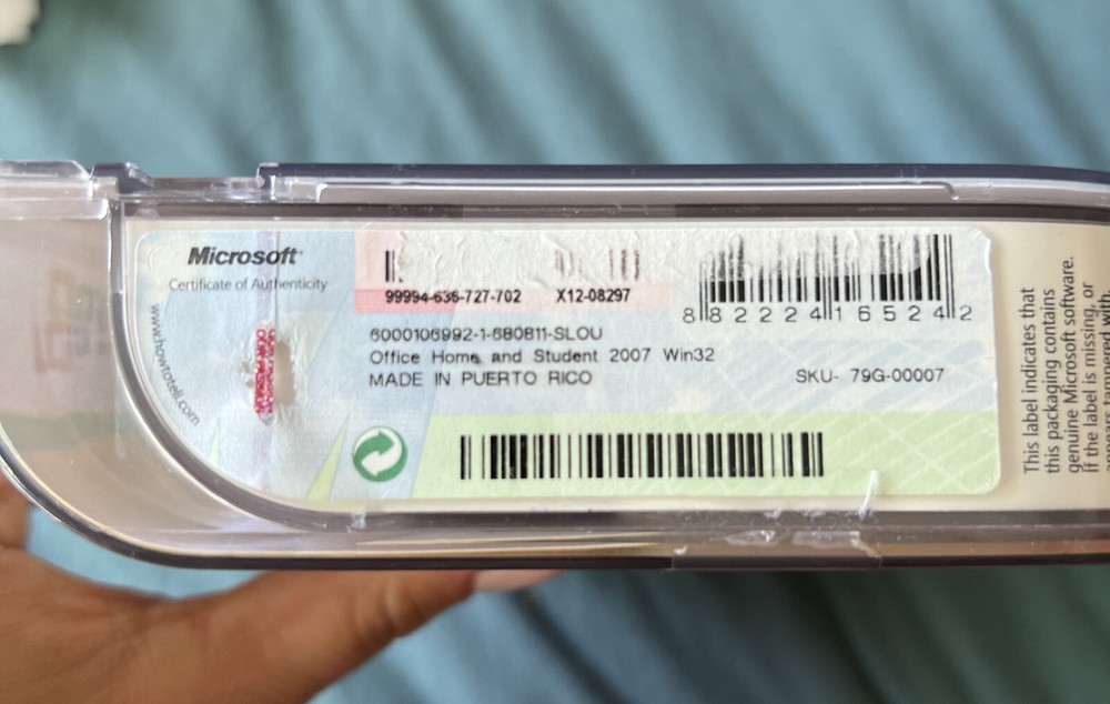 Microsoft Office Home and Student 2007