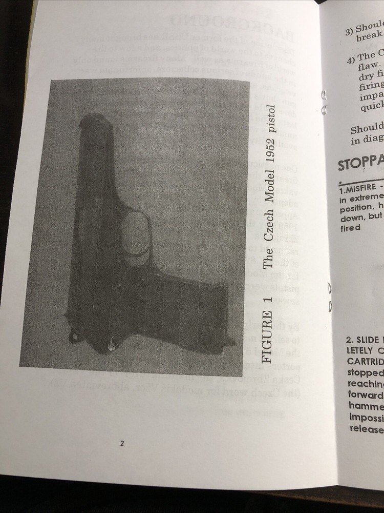 CZ 52 Pistol Manual