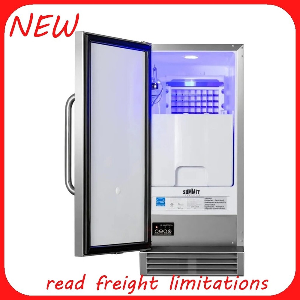 Summit Undercounter Ice Maker 50 lbs/Day, Includes PUMP, clear ice