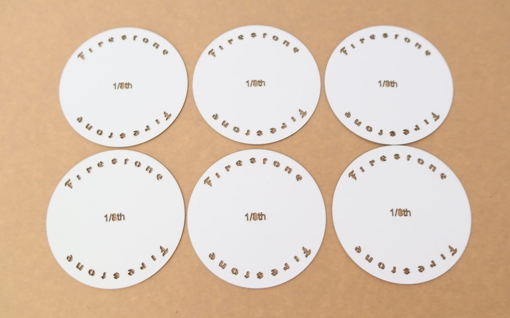 1/8th Firestone Tyre Stencils Templates