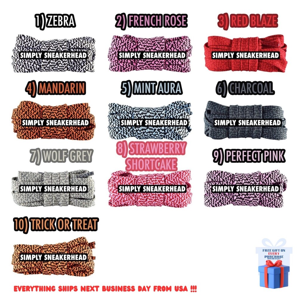 2024 FLAT TURING TWO TONE REPLACEMENT LACES SHOELACES COOL TRENDING NEW PATTERNS