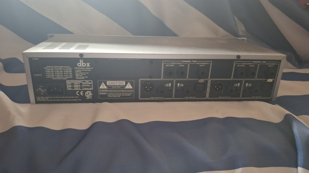 dbx 566 Dual Vacuum Tube Compressor