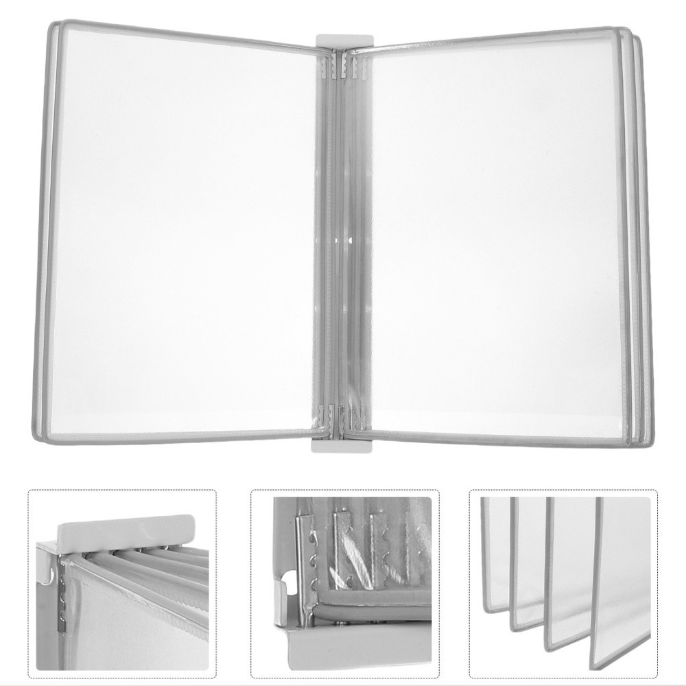 Integrated Wall-mounted Multi-layer Document Racks Hanging File Sorter for