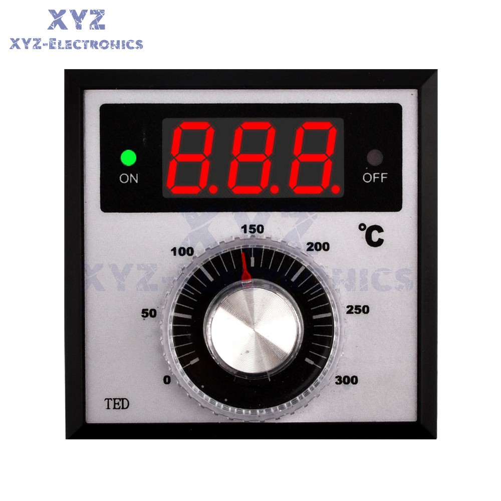 AC 220V TED-2001 K-type Temperature Controller Digital Thermostat Relay Output