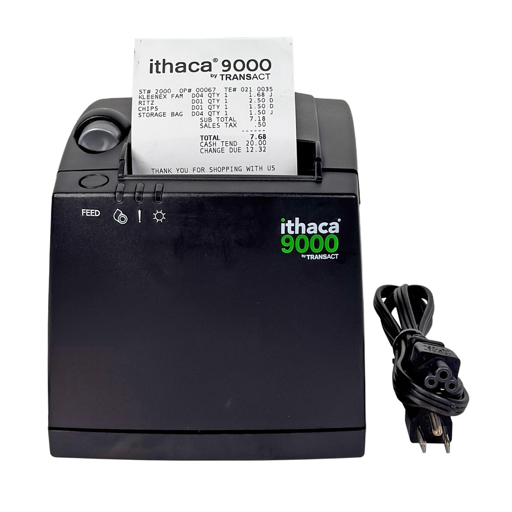 TransAct Ithaca 9000-PL Thermal POS Receipt Printer Parallel Autocutter