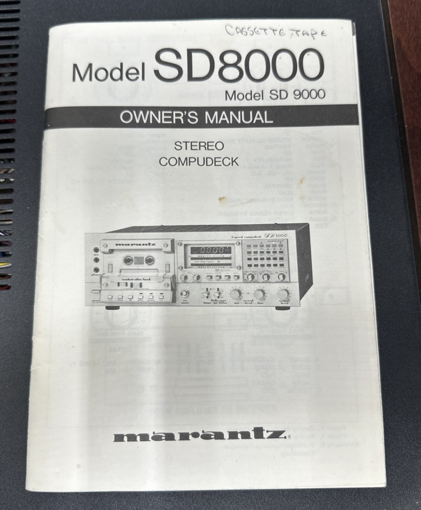 Marantz SD-9000 DBX RARE Find * Read Description *