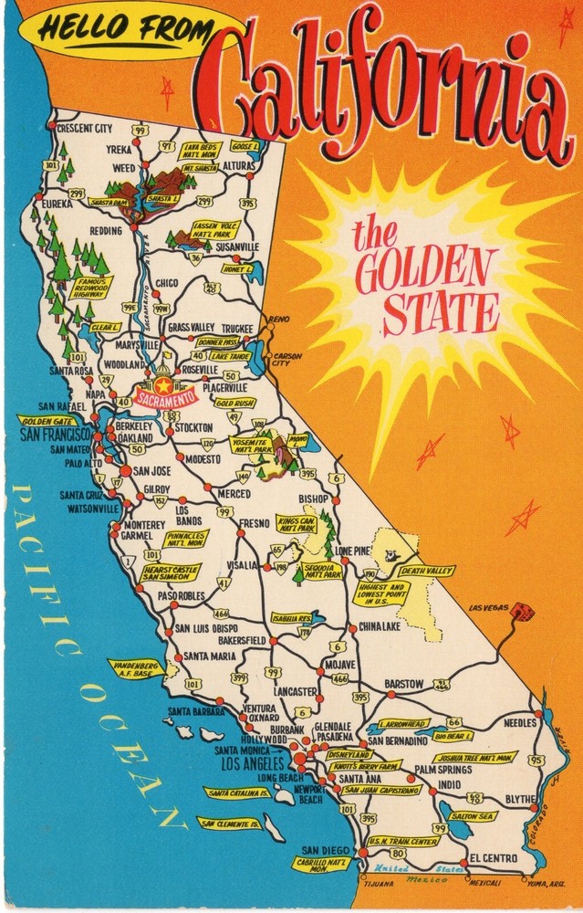 HELLO FROM CALIFORNIA - PC4797