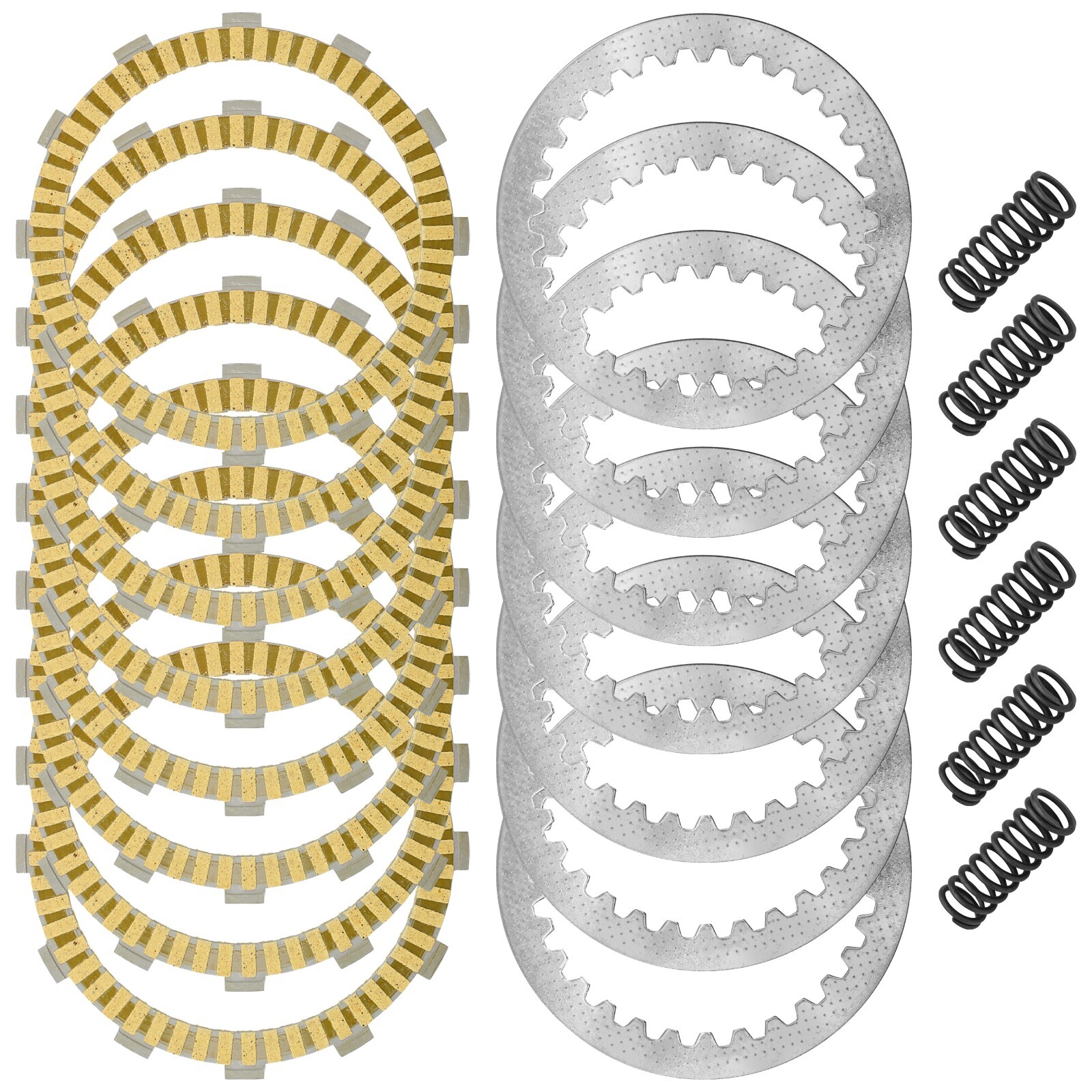 Clutch Friction Steel Plates And Springs Kit for Honda VTX1300 2003-2009