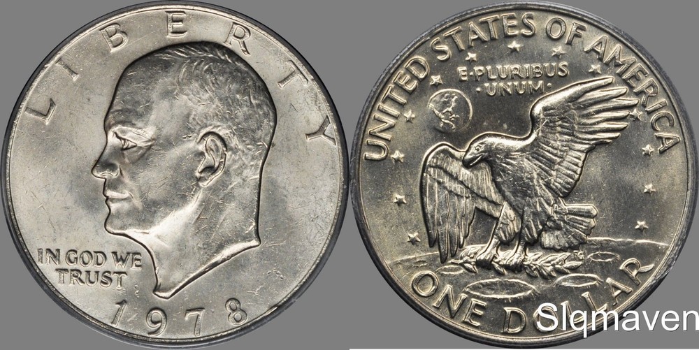 1978 Eisenhower Dollar Choice/Gem BU