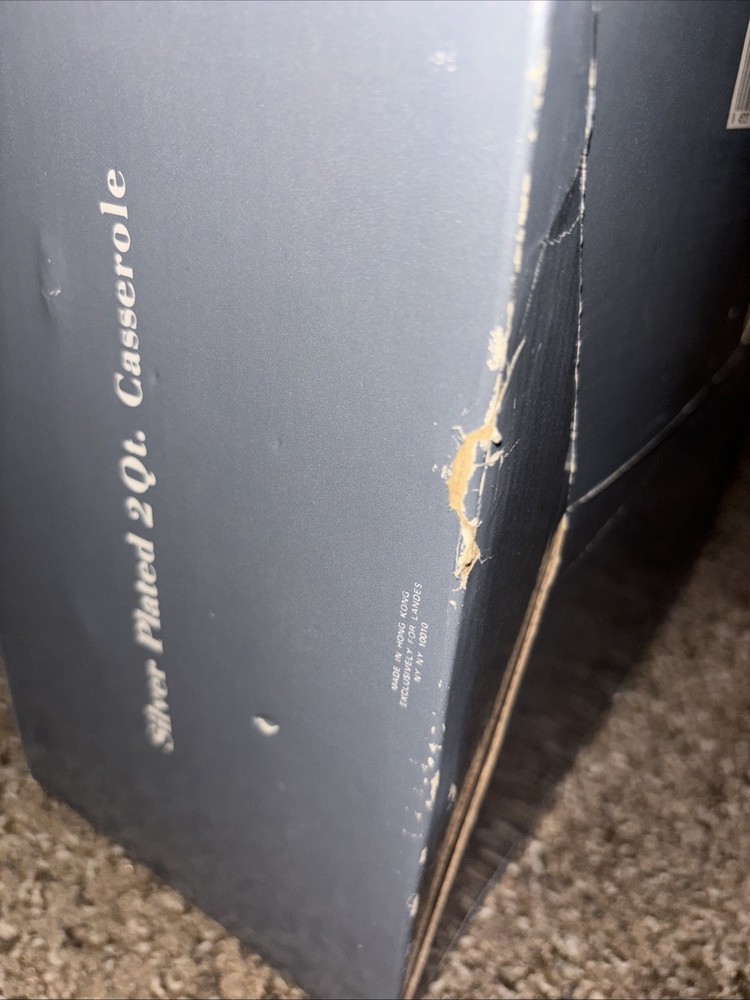 Regal Silver Plated 2 Qt Duo Server Vintage Sealed Contents Open Box New