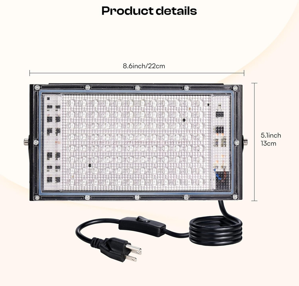 50W LED UV Exposure Unit Screen Printing Light Adjustable Stand