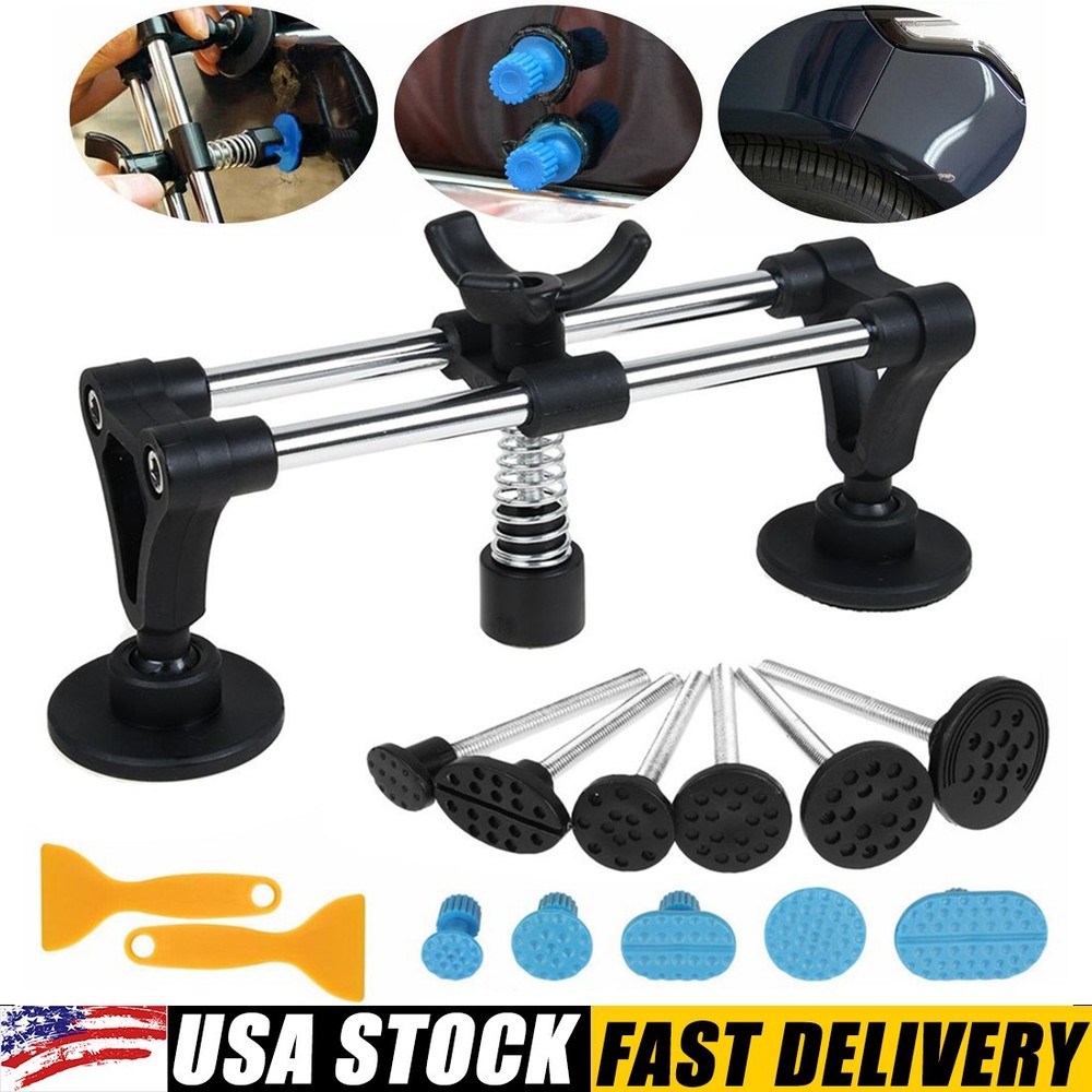 Auto Body Repair Tool Kit Dent Puller Double Pole Bridge Dent Puller Hail Damage