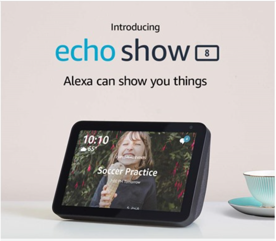 Amazon Echo Show 8 1st Generation 8" Smart Display Speaker With Alexa 2019