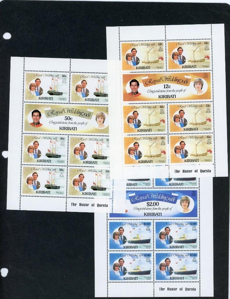 Kiribati 1981 Scott# 373-8 Mint NH Sheets