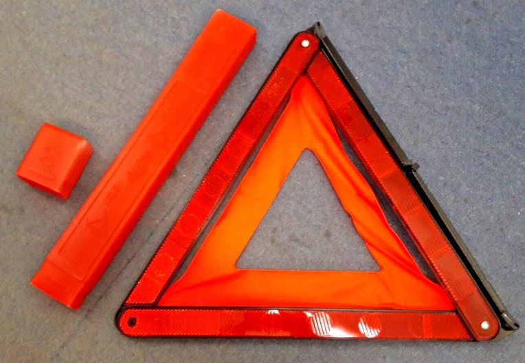 Large Warning Car Triangle Reflective Road Emergency Breakdown Safety Hazard New