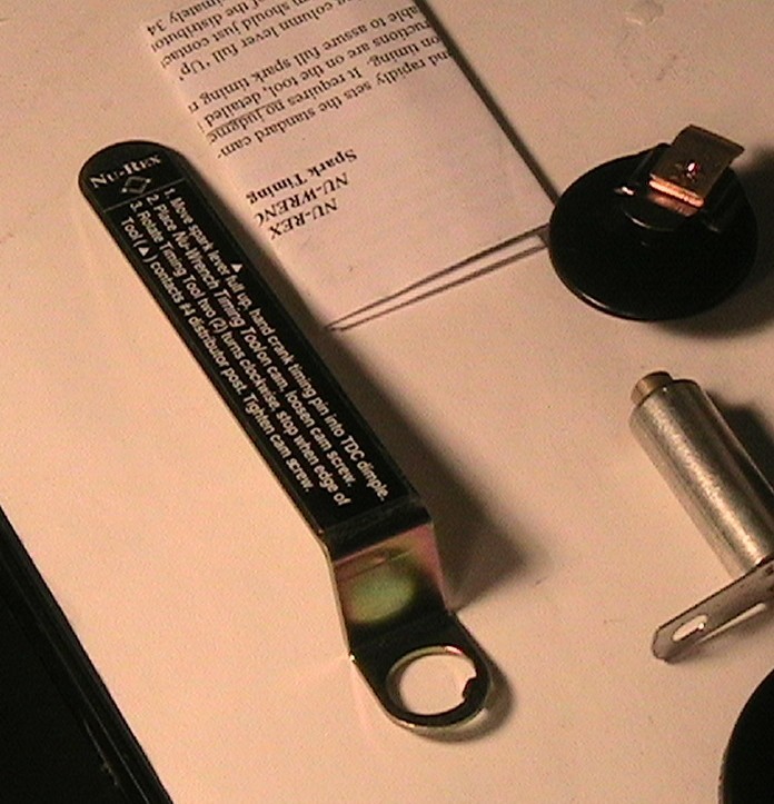 1928-1931 Model A Ford Deluxe Tune-up Kit with Nu-Rex Timing Tool and Clear Cap