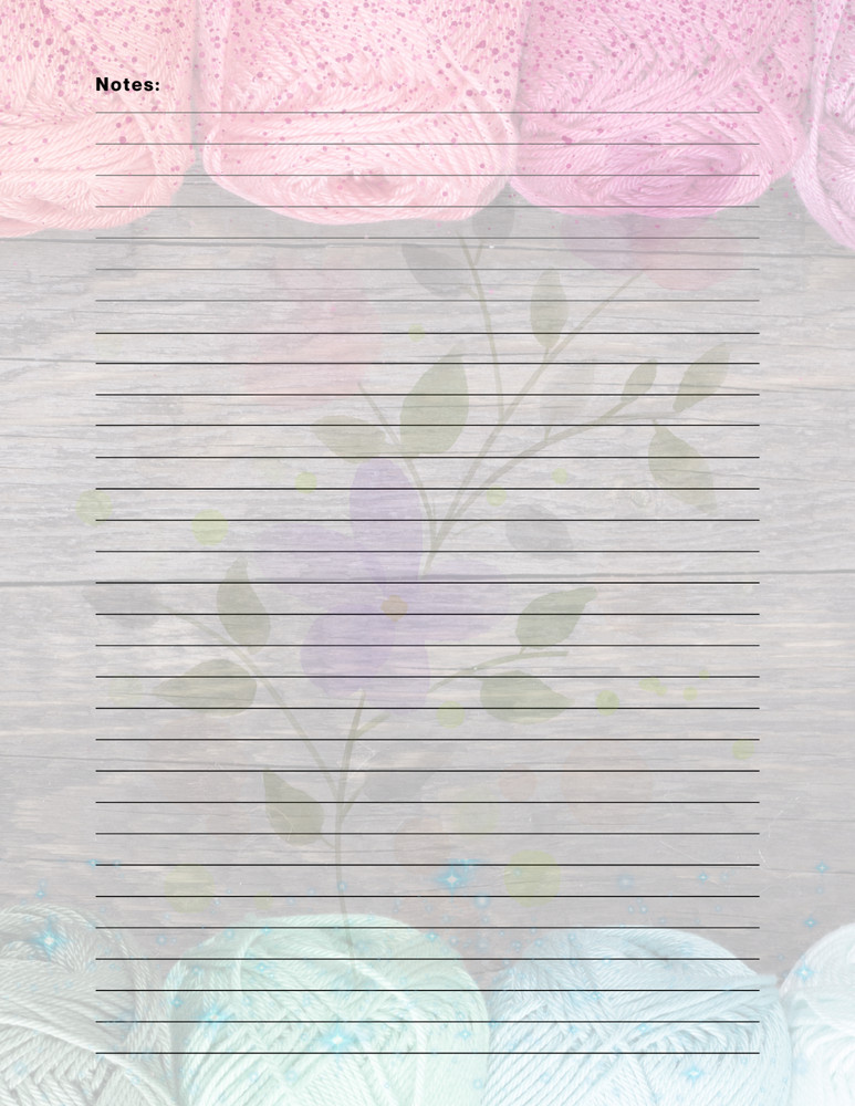 Yarn Lovers Daily Planner & Grateful Themed Journal