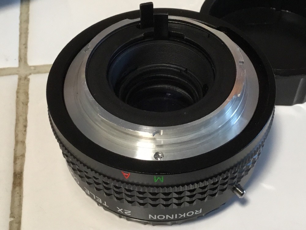 NEW ROKINON Automatic 2x Conversion Lens With Carring Case For KONICA