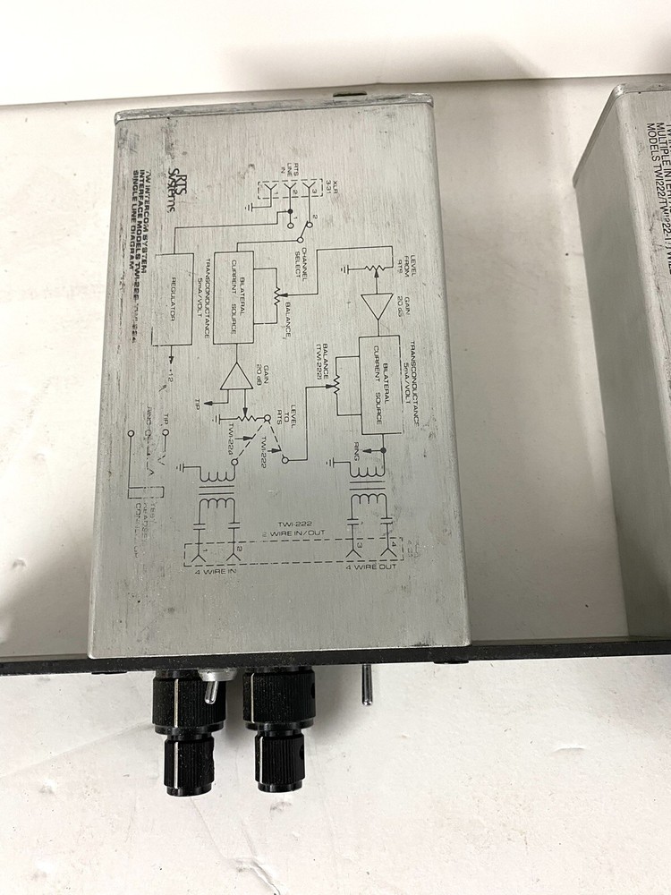 RTS Systems TW 1222 TW 1225