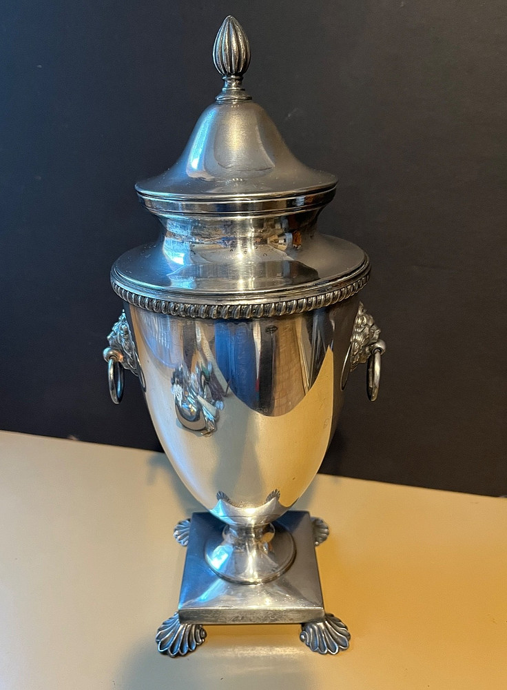 Tea/coffee urn by Freedman, 1910s, antique