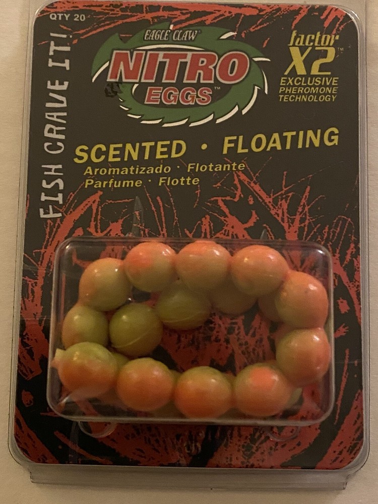 9 Packages Of Assorted Premium Artificial Salmon Eggs