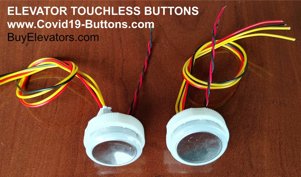 TK Elevator TOUCH-LESS BUTTONS FOR ELEVATORS ,LIFTS TOUCH--FREE QTY 2pcs