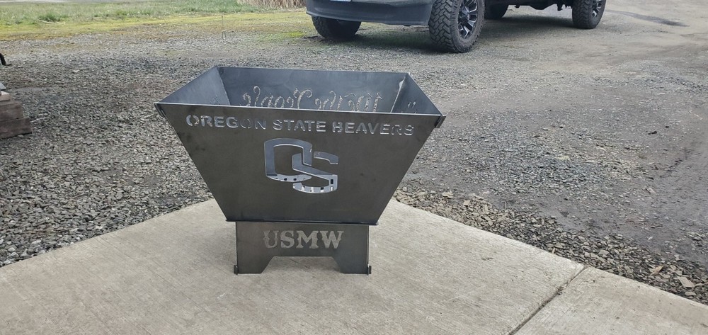 Custom Large Multi Design Fire Pit (Collapsible)