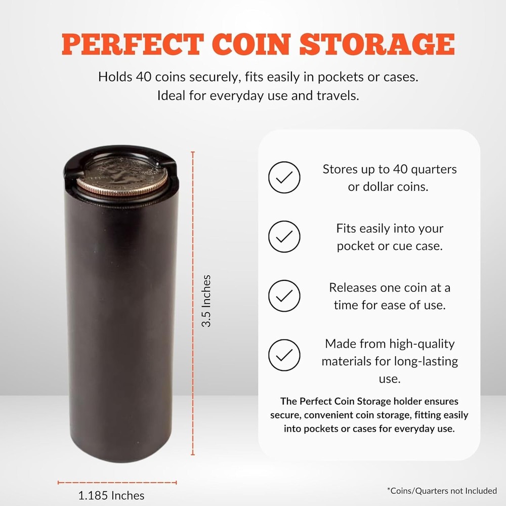 Coin Holder (Plastic - Black)