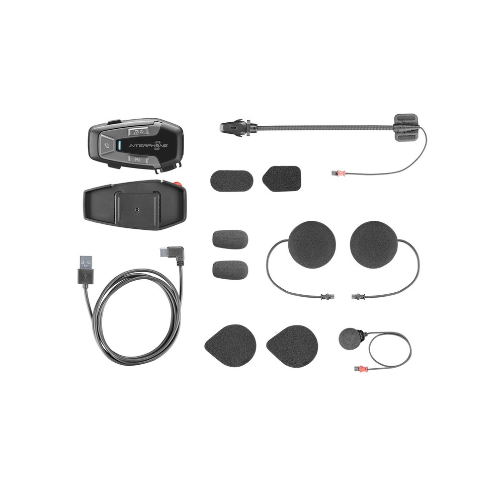 Interphone Cellularline, Intercom for Motorcycle with Bluetooth Communication...