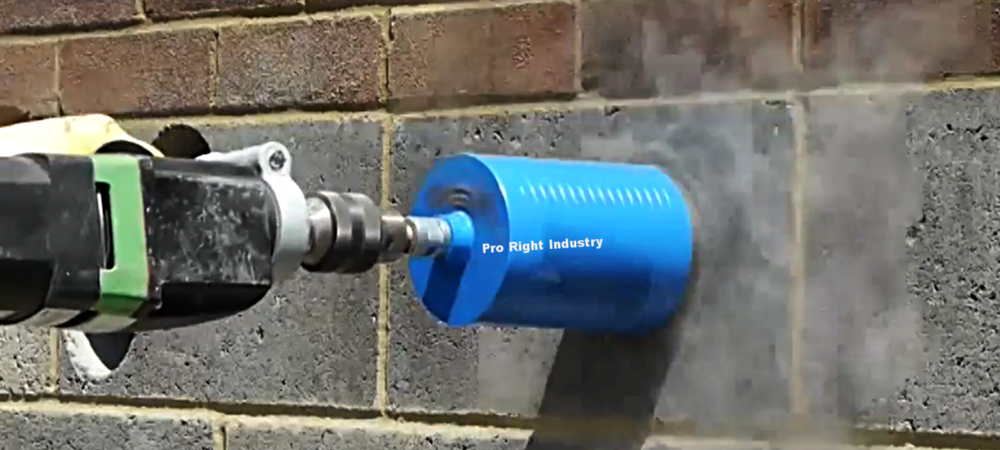 dry core bit set: 2", 2.5" 3.5" for SDS max hammer drill and adapter