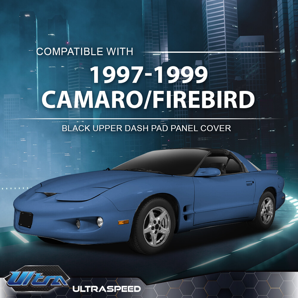 Fit For 97 98 99 Camaro/Firebird Upper Dash Pad Panel Replacement Black 10422746