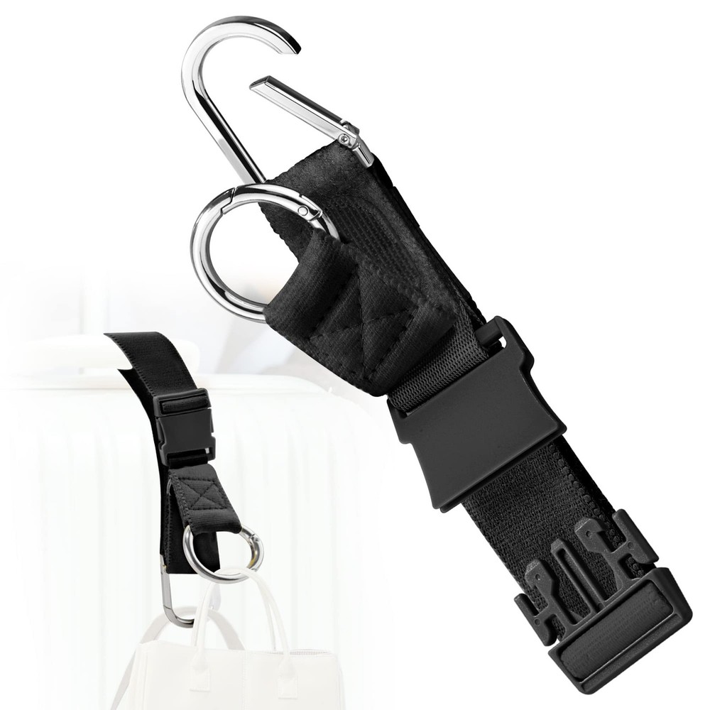 Elastic Jacket Gripper with D-Ring Hook and Buckle, Small Items Strap Belt Tr...
