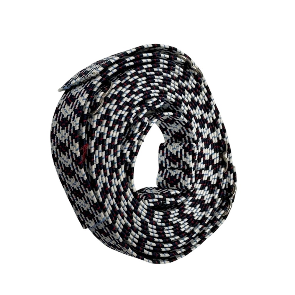 4pc Heavy Duty Elastic Webbing Straps - ZigZag Pattern - Adjustable Metal Buckle