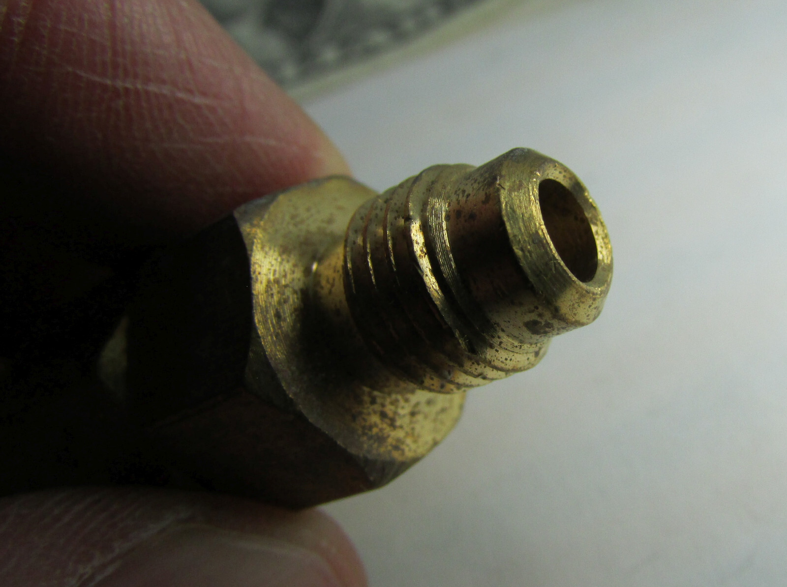 NOS Taprite Check Valve Regulator Outlet Fittings, 1/4" Flare x 1/4" NPT 5436A