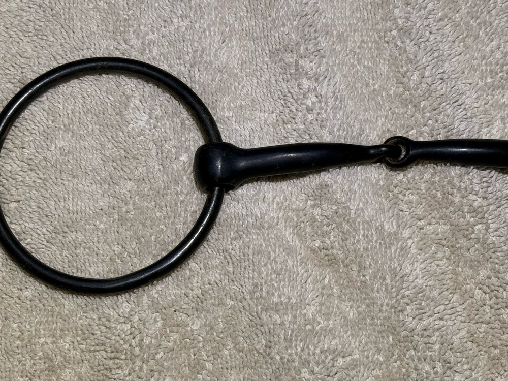 Snaffle Horse Bit 4.50 Inch Loose Ring Thin Snaffle Bit