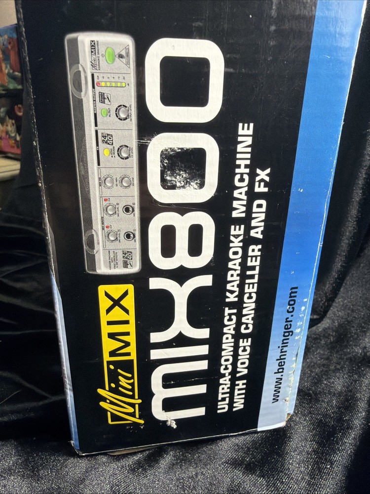BEHRINGER Minimix MIX800 Ultra-Compact Karaoke Processor W/Voice Cancell & Echo
