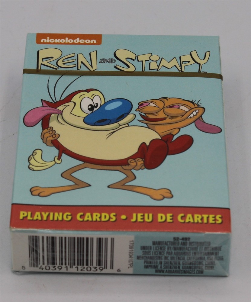 Ren and Stimpy - Playing Cards - Poker Size - New