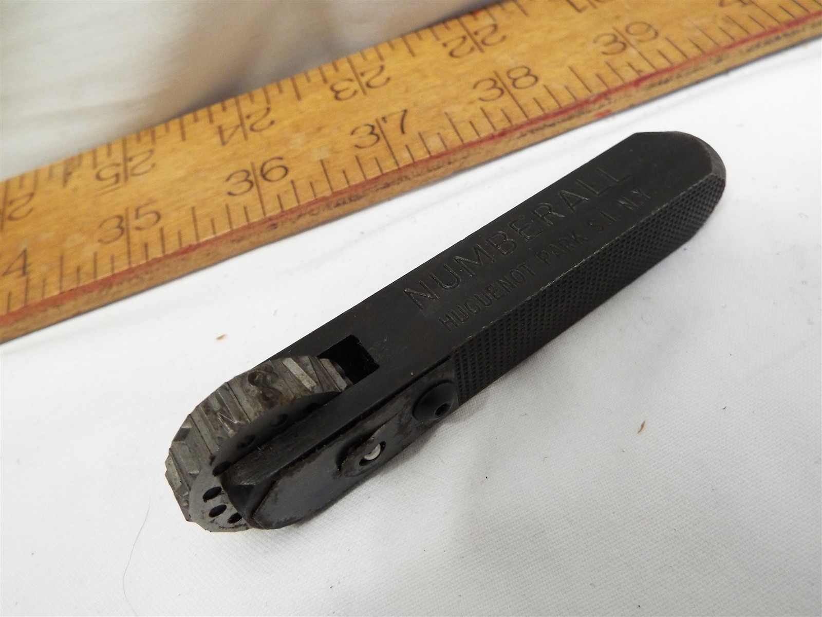 Set Numberall Marking Stamp Tool Hammer Punch 3/16" Rotary Number Letter Tool