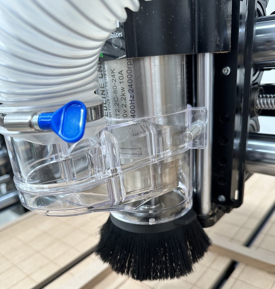 Ring for Onefinity Suck-It SM Dust Brush – Flared Design for Rapid ATC Operation